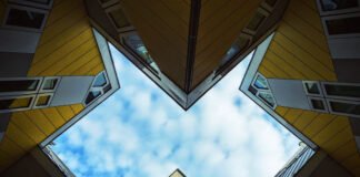 Japanese House in a Forest Landscape with Views of Trees and Sky